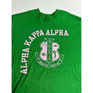 Vtg 80s 90s Alpha Kappa‎ Alpha AKA African American Sorority T-Shirt Large KC
